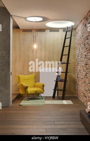 Interni in stile loft Foto Stock