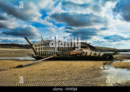 Bad Eddie della barca Gweedore Bunbeag Donegal Irlanda Europa Foto Stock