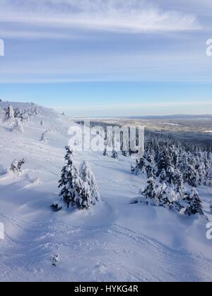 Norvegese paesaggio invernale Foto Stock