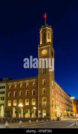 Il vecchio ufficio postale di Amburgo, Germania Foto Stock