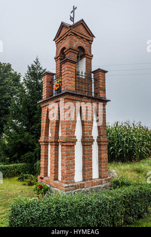 Edicola di Brusy comune, Kashubia regione del voivodato di Pomerania in Polonia Foto Stock