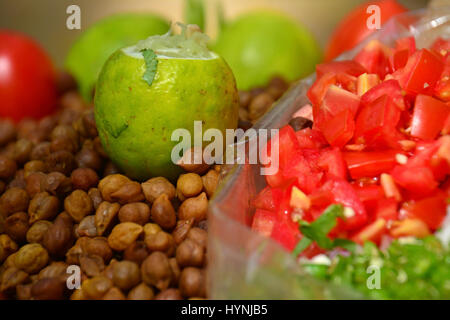 Indian Street Food : Bollito di Black Gram Foto Stock