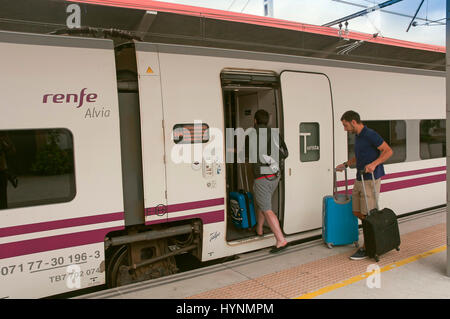 Stazione ferroviaria, Ourense, regione della Galizia, Spagna, Europa Foto Stock