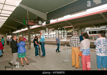 Stazione ferroviaria, Ourense, regione della Galizia, Spagna, Europa Foto Stock