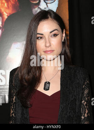 Los Angeles, California, USA. 05 apr, 2017. Sasha grigio, a 'Scaldo! Il psico Mantra spirituale di Rock' Premiere al Grove al Pacific teatri al Grove in California il 05 aprile 2017. Credito: Fs/media/punzone Alamy Live News Credito: MediaPunch Inc/Alamy Live News Foto Stock