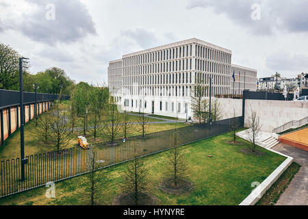 Berlino, Germania. 05 apr, 2017. BMI Ministero Federale degli Interni a Berlino, il 5 aprile 2017. Foto: picture alliance/Robert Schlesinger | in tutto il mondo di utilizzo/dpa/Alamy Live News Foto Stock