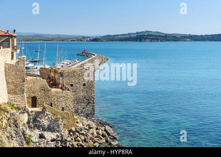 Destinazione italiana Talamone, provincia di Grosseto, Toscana, Italia Foto Stock