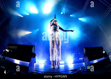 Barcellona - Jun 20: FKA ramoscelli (banda) in concerto al Sonar Festival il 20 giugno 2015 a Barcellona, Spagna. Foto Stock