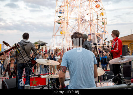 Barcellona - 5 set: Los Bracco (banda) in concerto presso il Tibidabo Live Festival il 5 settembre 2015 a Barcellona, Spagna. Foto Stock