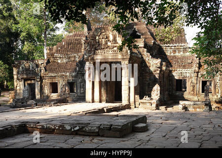 Le rovine di Angkor Wat in Cambogia Foto Stock