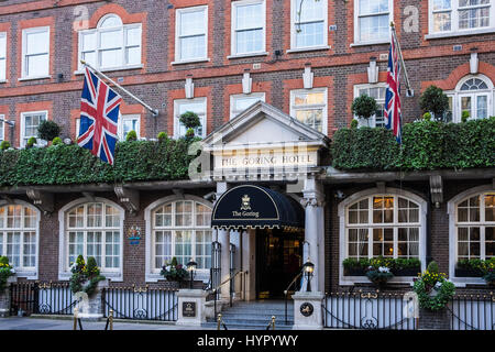 The Goring, London's ultime a conduzione familiare hotel di lusso, Belgravia, London, England, Regno Unito Foto Stock