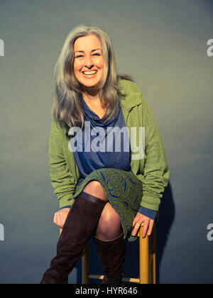 Polly Higgins è un avvocato internazionale REGNO UNITO basato barrister premiato autore. Fondatore della terra legge sostenendo Alleanza per una legge di Ecocide Foto Stock