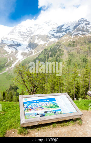 Alto Tauern parco nazionale situato nei pressi del Großglockner, Carinzia e Tirolo orientale, Austria Foto Stock