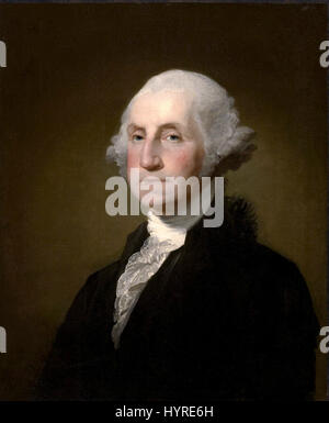 Ritratto di George Washington da Gilbert Stuart 1797 Foto Stock
