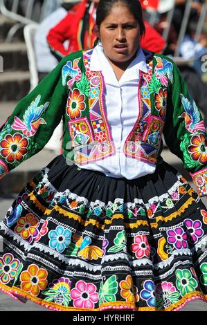 Il Perù, Cuzco, Tradizionale Days Festival Foto Stock