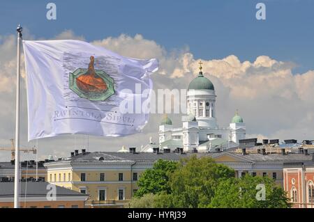 La Cattedrale di Helsinki, Chiesa evangelica luterana della diocesi di Helsinki. Finlandia Foto Stock