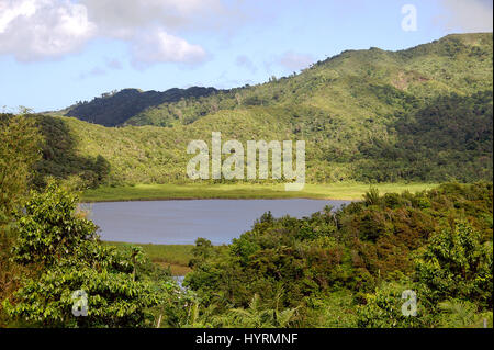 Grenada island - Parco nazionale Grand Etang - Grand Etang Lago Foto Stock