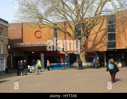 Chantry centro abitato moderno centro di sviluppo commerciale, Andover, Hampshire, Inghilterra, Regno Unito Foto Stock