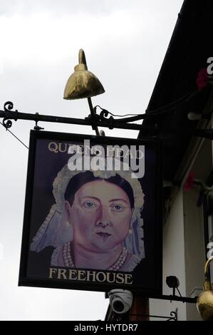 Queens Head, Cavaliere Street, Sawbridgeworth, Hertfordshire Foto Stock