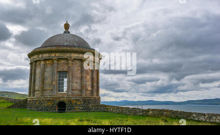 Mussenden Temple, County Londonderry, Irlanda del Nord Foto Stock