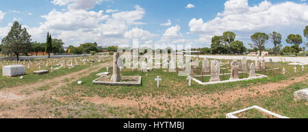 MIDDELBURG, SUD AFRICA - 21 Marzo 2017: tombe storico di Middelburg, una cittadina nella provincia del Capo orientale Foto Stock