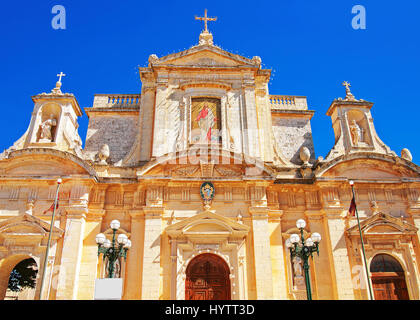 San Paolo la Chiesa a Rabat, isola di Malta Foto Stock