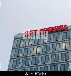 L'ufficio di Der Spiegel ad Amburgo, in Germania. La rivista è uno del mondo più ampiamente leggere pubblicazioni. Foto Stock