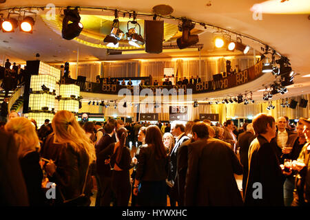 Berlino, Germania. 06 apr, 2017. L'atmosfera al afterparty della eco music award presso il Palais am Funkturm Berlino, Germania, 06 aprile 2017. Foto: Jens Kalaene/dpa/Alamy Live News Foto Stock