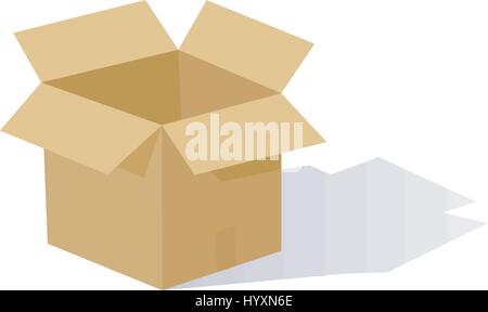 Aprire il cartone Illustrazione Vettoriale