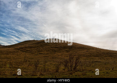 Riserva Strizhament. Autunno paesaggio di montagna. Russia, Stavropol. Foto Stock