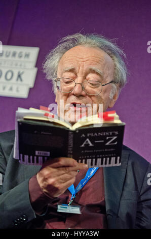 19 Agosto 2013 - Edimburgo, Scozia - pianista austriaco e scrittore Alfred Brendel al Edinburgh International Book Festival. Egli è autore di "un pi Foto Stock