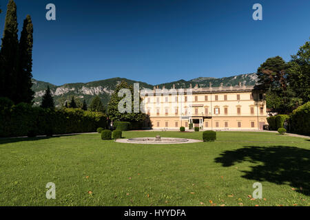 Villa Giulia, edificio storico vicino a Bellagio (Como, Lombardia, Italia) lungo il lago di Como (Lario) Foto Stock