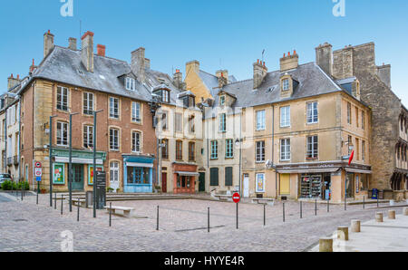 Vista panoramica di Bayeux, storica cittadina della Bassa Normandia, Francia, può-08-2016 Foto Stock