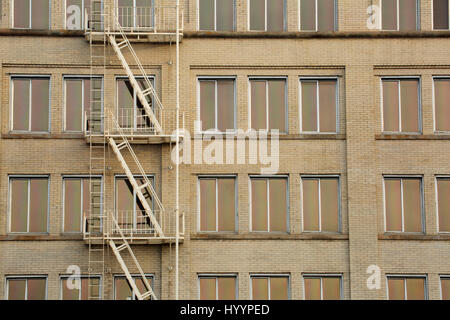 Scale su US National/Pioneer Trust Building, Salem quartiere del centro storico, Salem, Oregon Foto Stock