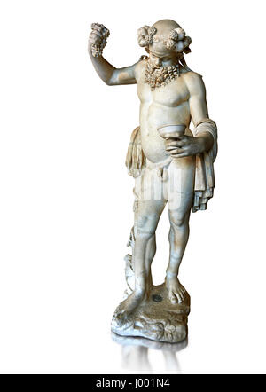 " Silenus ubriaco " - II sec. d.c. statua romana, marmo di Paros. inv MR 343 o MA 291, al museo del Louvre a Parigi Foto Stock
