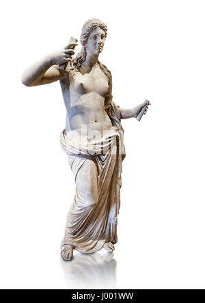 1a o 2a cento AD statua romana di Afrodite- tipo noto come la Venere di Arles da Roma. Inv MR 366 ( o MA 437), al museo del Louvre di Parigi. Foto Stock