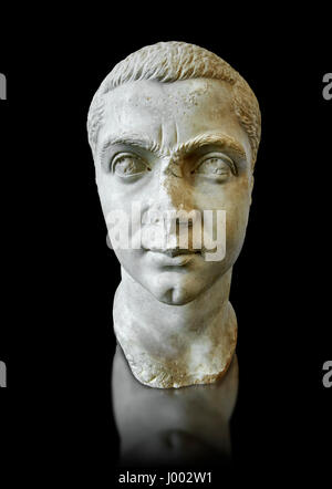 Scultura romana busto di Gordiano III fatta tra 238 e 244 D.C. e scavato da Ostia. Il Museo Nazionale Romano, Roma, Italia Foto Stock