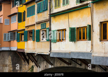 Opportunità fotografica su Firenze Ponte Vecchio, Aprile 2017 Foto Stock