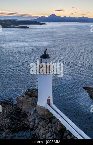 Eilean divieto Faro sotto la Skye Bridge, dove Gavin Maxwell ha vissuto. Foto Stock