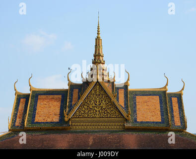 Palazzo reale di Cambogia Phnom Penh Foto Stock