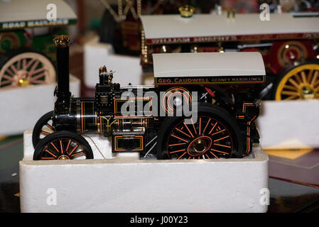 Brentwood, Essex, 8 aprile 2017. Modello di motori di trazione in corrispondenza di una grande Toy Fair Credit: Ian Davidson/Alamy Live News Foto Stock