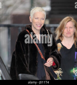 Annie Lennox al di fuori di ITV Studios con: Annie Lennox dove: Londra, Regno Unito quando: 08 Mar 2017 Foto Stock