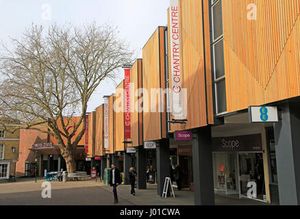 Chantry centro abitato moderno centro di sviluppo commerciale, Andover, Hampshire, Inghilterra, Regno Unito Foto Stock