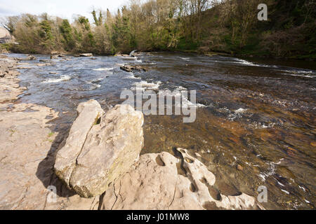 Aysgarth rientrano nel Yorkshire Dales National Park Foto Stock