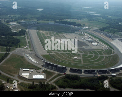 Vista aerea del Michigan International Speedway Foto Stock