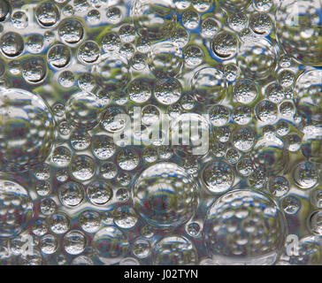 Bella la texture del blocco le bolle di vetro per lo sfondo Foto Stock