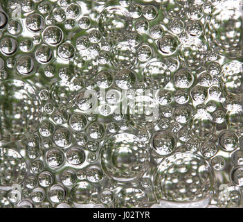 Bella la texture del blocco le bolle di vetro per lo sfondo Foto Stock