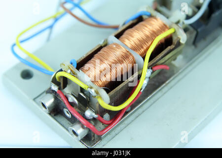 Elettromagnete attrezzo. Bassa corrente elettromagnete. Foto Stock