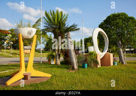 Museo Nazionale di Vanuatu (Musee National de Vanuatu), Port Vila, l'isola di Efate, Vanuatu Foto Stock