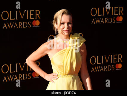 Amanda Holden frequentando il Olivier Awards 2017, tenutosi presso la Royal Albert Hall di Londra. Foto Stock